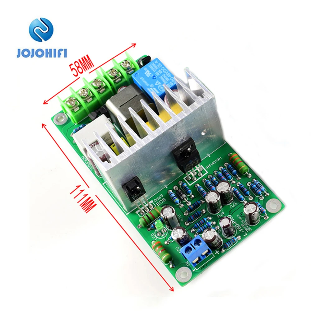 L15D-PRO IRS2092S Class D Mono 300W Digital Power AMP Finished Amplifier Board with Relay Protection