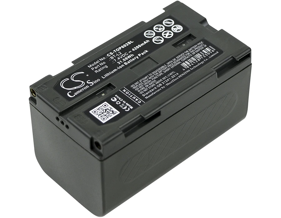 Replacement Battery for top con  ES Total Station, ES-600G, ES-602, ES-602G, ES-605, ES-605G, Hiper II, HiPer II Receivers