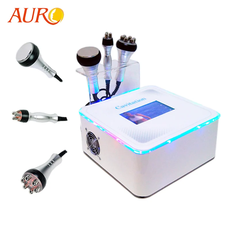 Free Sale 2022 AURO Beauty 40khz Cavi Lipo Liposuction Cavitation Ultrasonic Fat Burning Body Slimming Beauty Machine for Spa