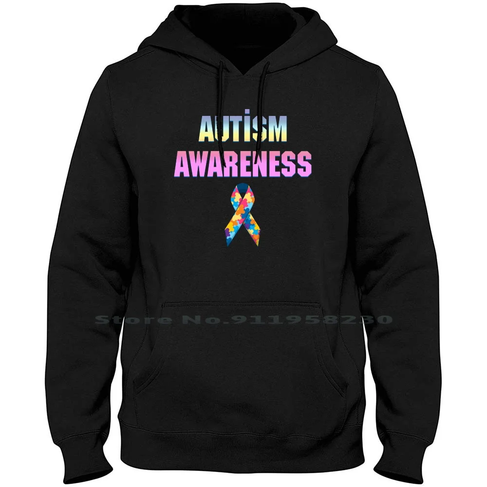 Autism Awareness Day Men Hoodie Sweater 6XL Big Size Cotton Autism Awareness Day Awareness Disorder Puzzle Autism War Day Sm