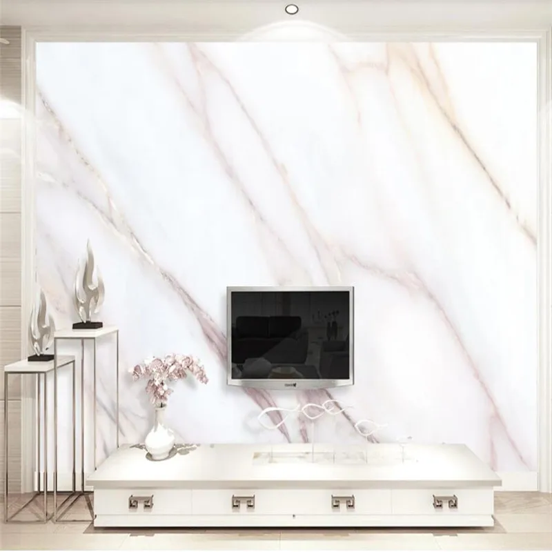 Milofi custom 3D wallpaper mural high-end fresh texture marble background wall Nordic living room bedroom decorative painting