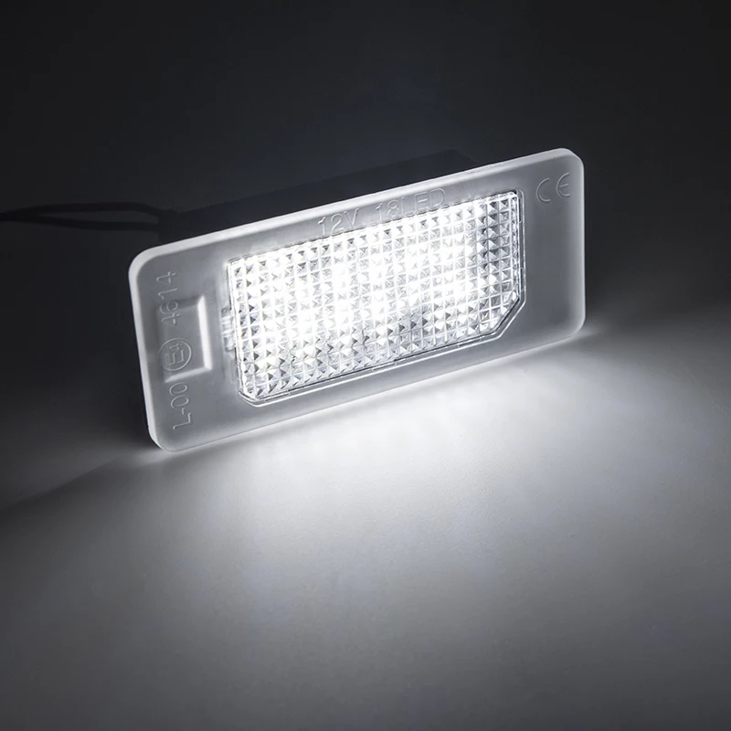 Canbus Error Free Led License Number Plate Lights Replacement Lamp For Skoda Octavia Combi 5E A7 Superb B6 Yeti Fabia MK3 Rapid