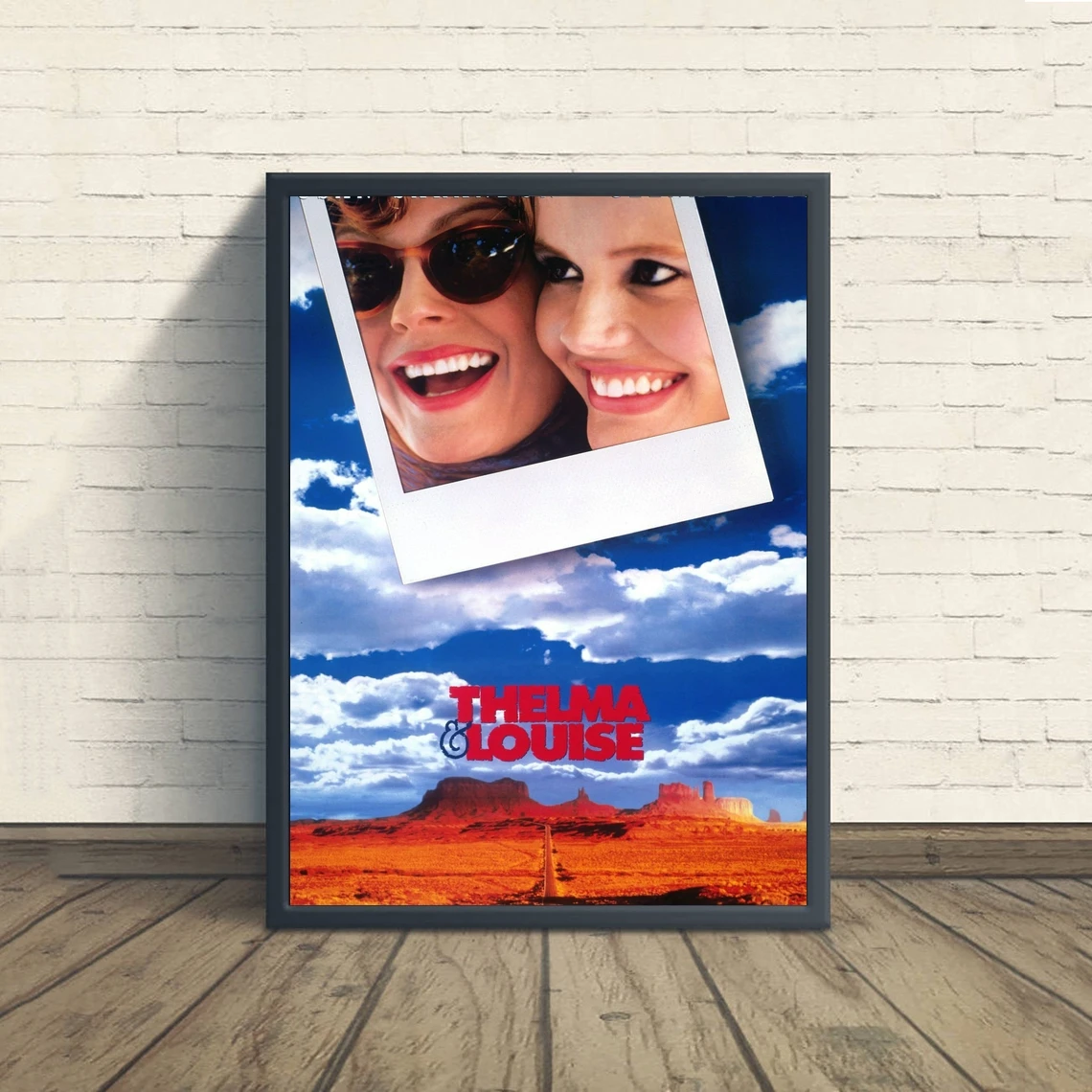 Thelma & Louise Movie Poster Classic Vintage Wall Painting Art Poster Decorate Movie Cover Promotion Canvas Poster