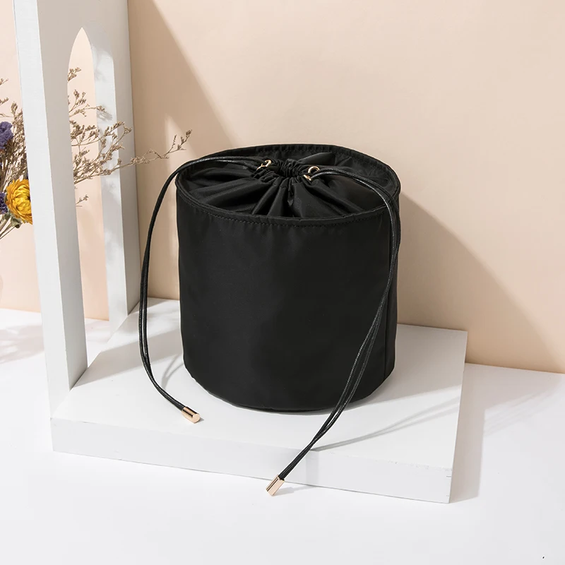 Nylon portable travel large-capacity waterproof storage bag drawstring cosmetic liner bag large