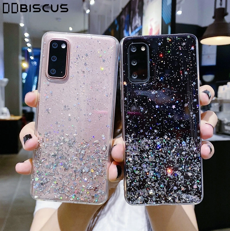 luxury Glitter Bling Sky Soft Crystal Case For Realme 8i 8 Pro 9 9i 5G C21Y C25Y C35 OPPO A16 A16S A54S A96 A 16 S Phone Cover