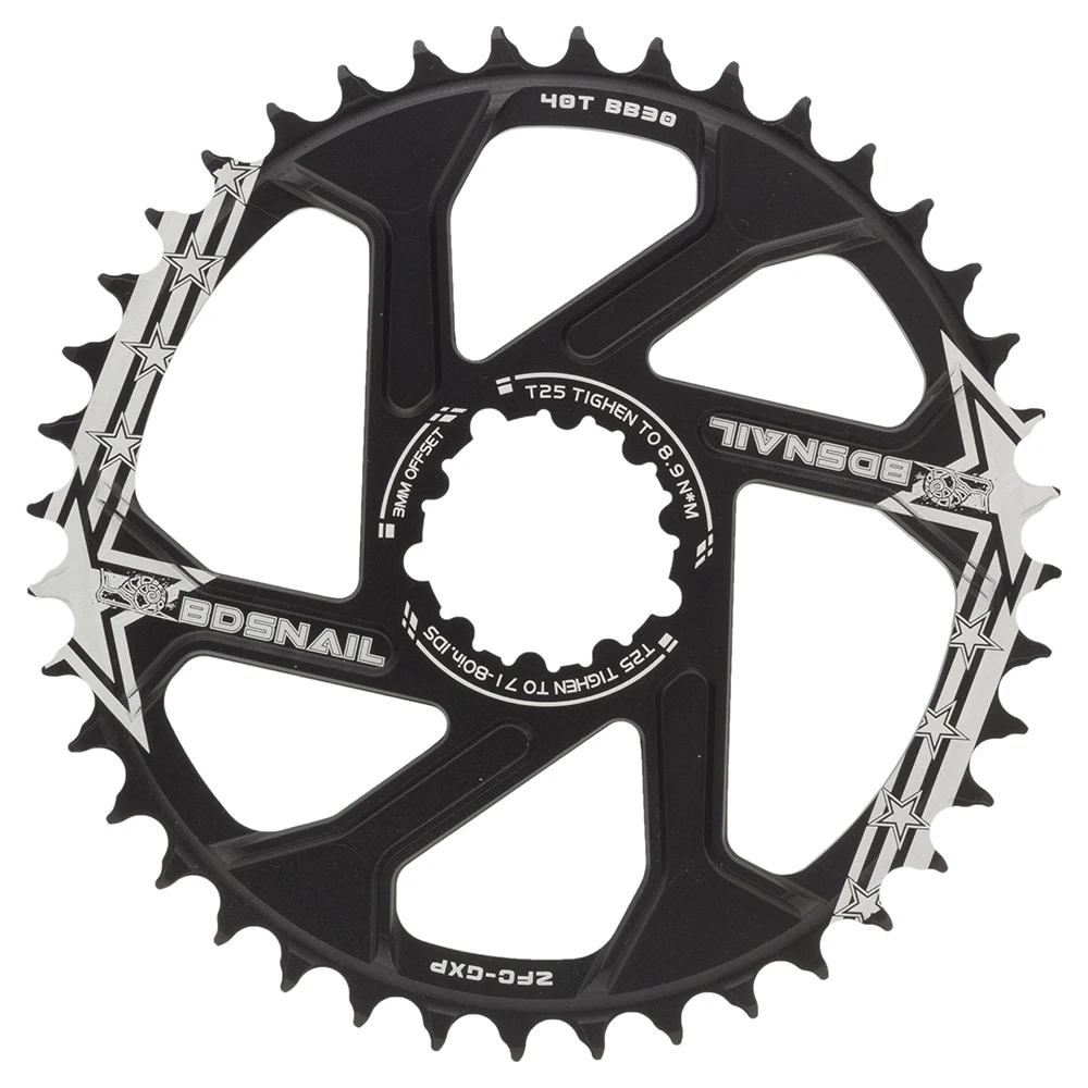 Bike Single Speed Chainring Direct Mount Narrow Wide Aluminum Chainring Round 28T-40T Chainwhee For SRAM GXP Crank gx xx1 X1 x9