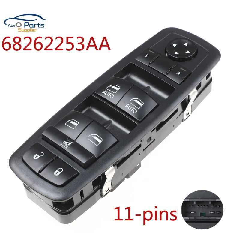 68262253AA 68262253AC 68262253AB 11-pins Master Power Window Switch For 2016 2017 Chrysler 300 2017 2018 Dodge Charger