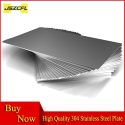 304 Stainless Steel Plate Sheet 100x100mm Corrosion Resistance Square Board Thickness 0.01 0.02 0.03 0.04 0.05 0.08 0.1 0.15-0.9