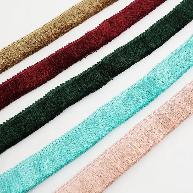 10yard Cheap Thicken Tassel Trims Polyester Curtain/Pillow Trim Earring/Bag Decorative Lace Fringe Sewing 2.8cm Wide