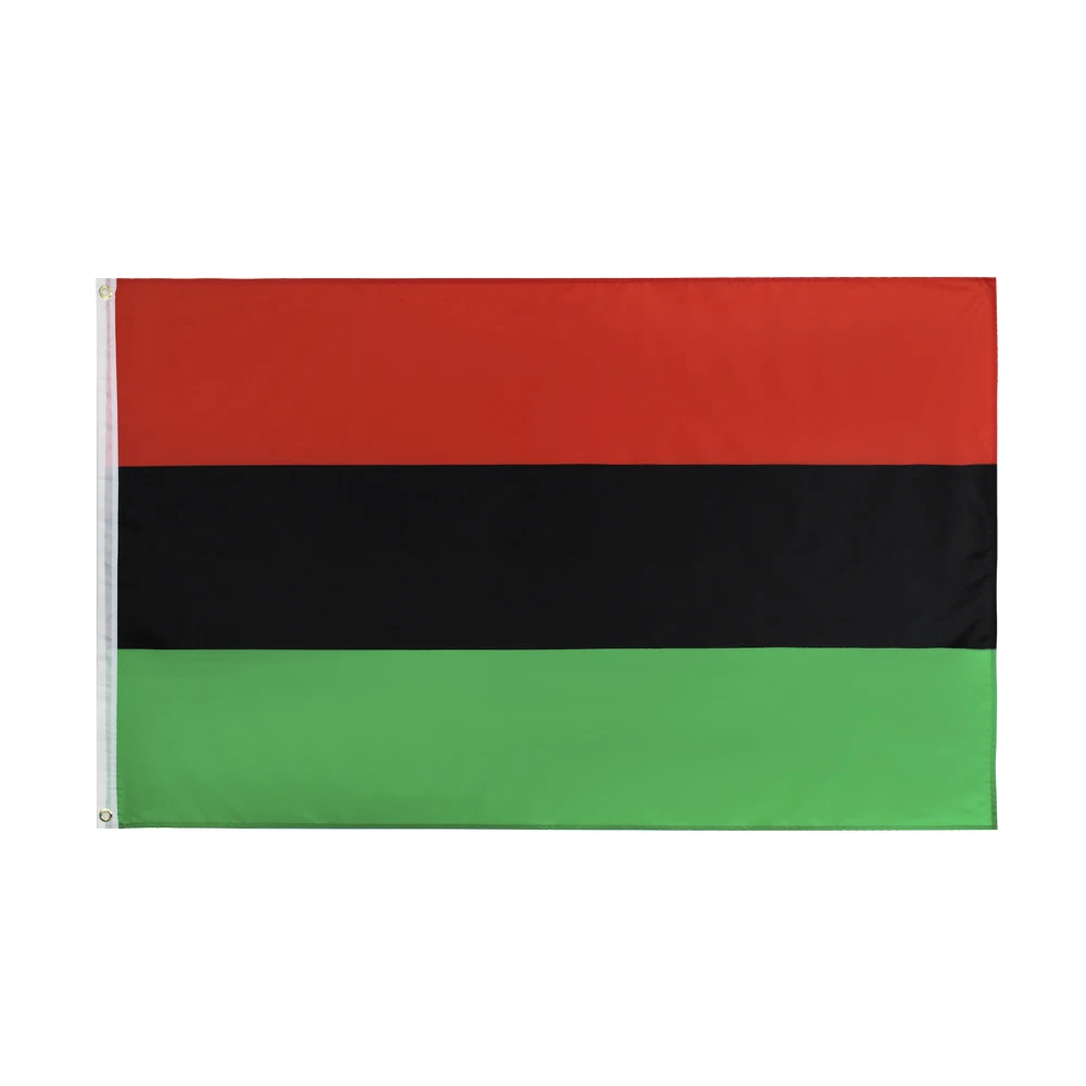 FLAGHUB 60x90 90X150cm Pan African Afro American Flag For Decoration