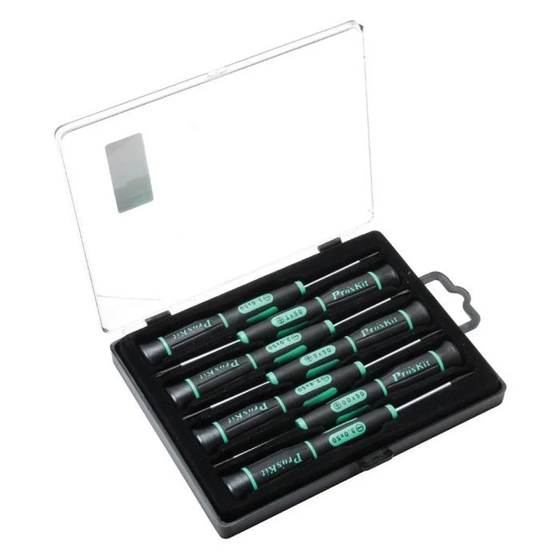 7Pcs Pro'sKit SD-081A precision screwdriver set with slot and cross slot electronic mobile phone computer repair tool