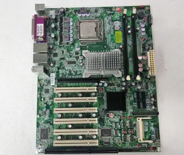 Very Nice Original IPC Embedded Mainboard RUBY-9719VG2AR 6*PCI industrial motherboard 1*ISA with CPU RAM VGA 2*LAN