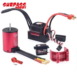 Surpass Hobby impermeabile 3660 2600KV/3500KV motore Brushless con ESC Brushless 60A/80A 2-3S per RC 1/10 Car Truck Buggy Off-road