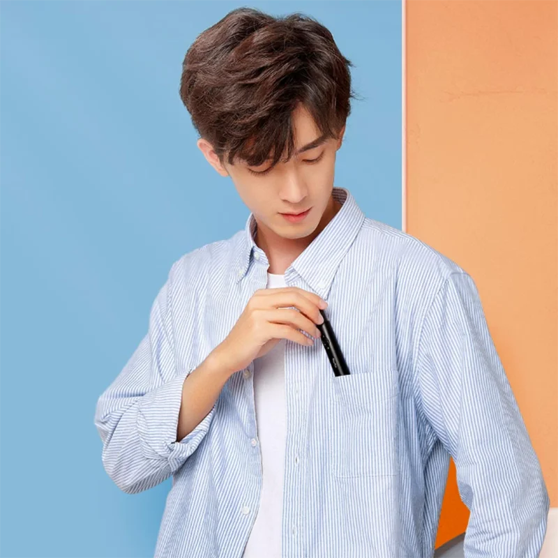 YOUPIN ShowSee-Mini recortador de pelo de nariz eléctrico, afeitadora portátil de pelo de oreja y nariz, afeitadora indolora, lavable rápido y extraíble