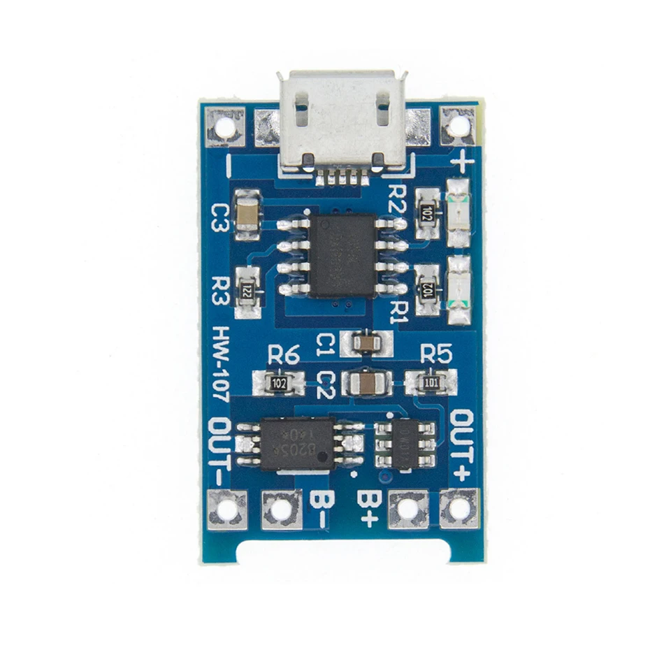TP4056 Protection Dual Functions 5V 1A Micro USB 18650 Lithium Battery Charging Board Charger Module