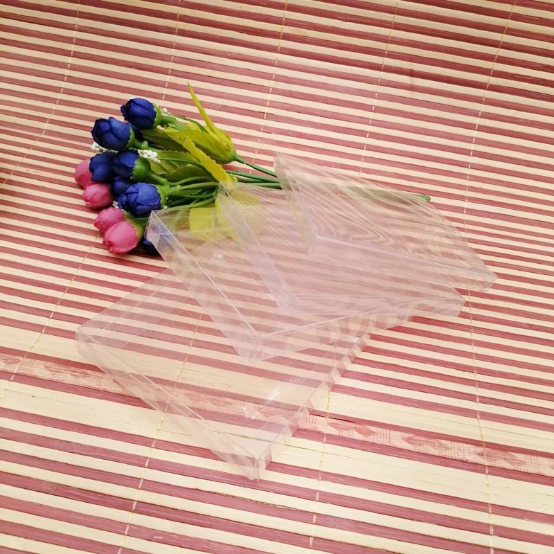 100pcs ABB Clear Transparent Box Bag Pvc Plastic Box Gift Packaging Box For Jewelry Gift Boxes Packaging Display Storage Box Diy