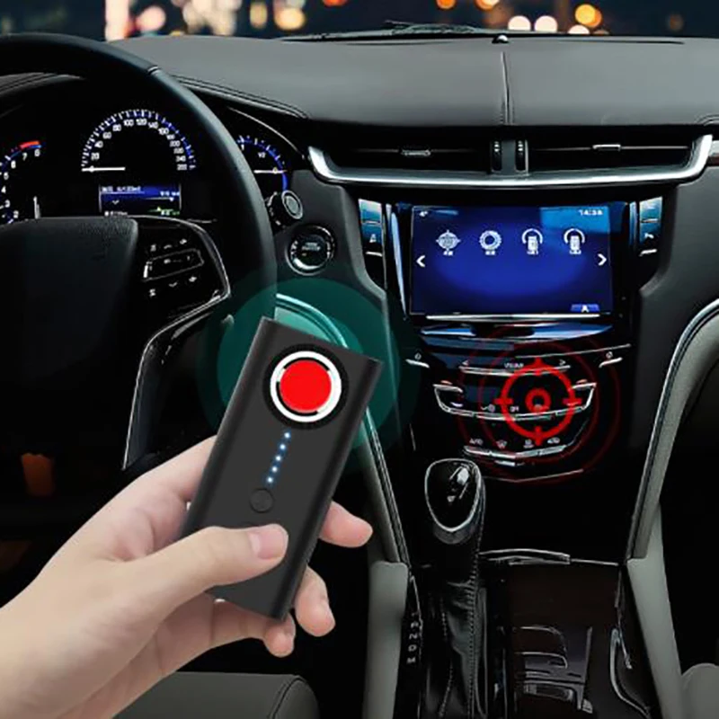 Portable Hotel Anti-spy Hidden Camera Detector Prevent Monitoring Wireless Signal Detector Car GPS Locator Tracking Detection