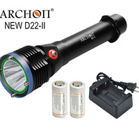 ARCHON D22 II /W28 II Diving Flashlight CREE XM-L2 U2 max 1200 lumens dive torch underwater 100 meter waterproof diving light