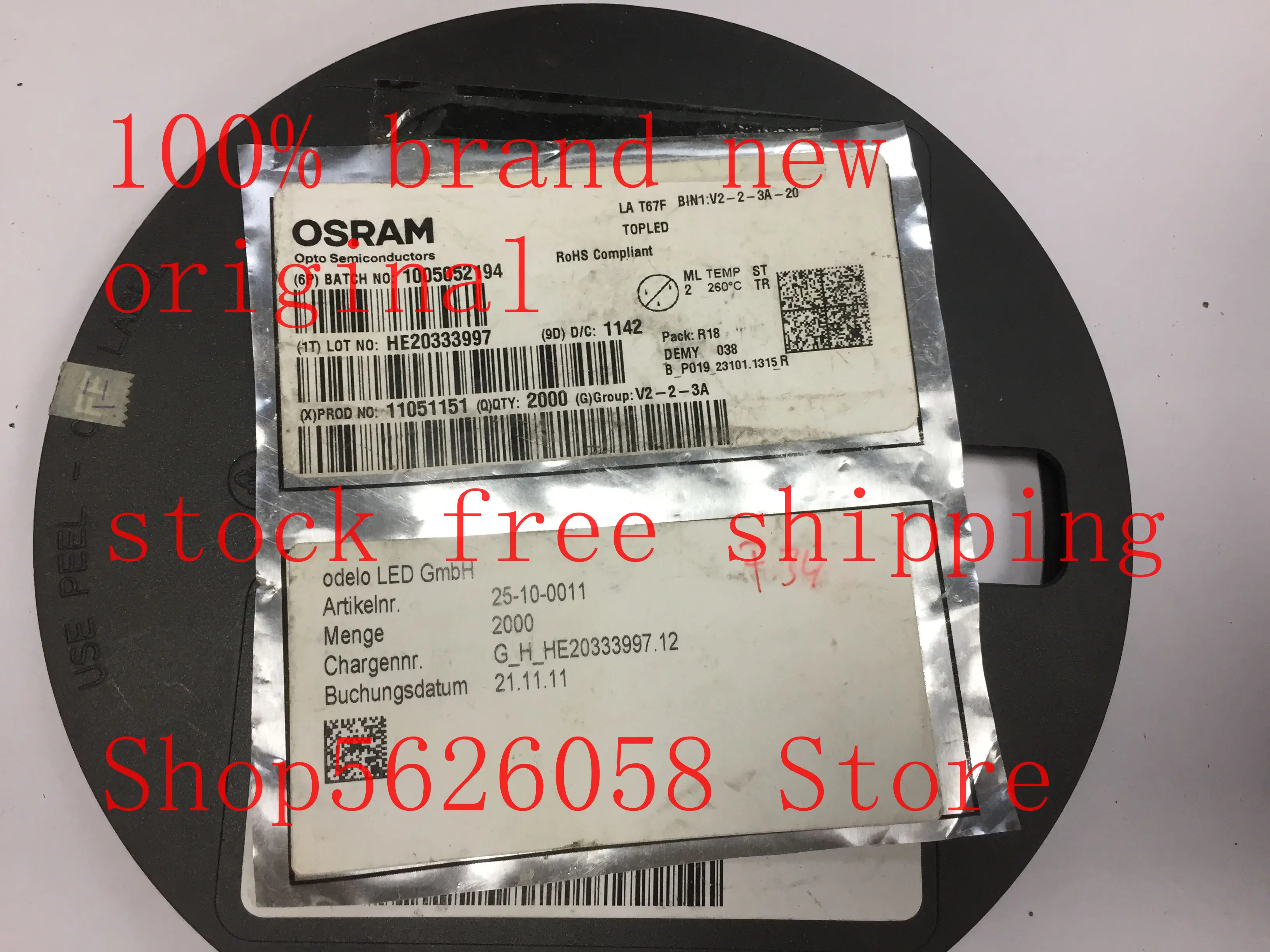 SMD LAT67F-V2-2-3A-20 100%, 50 pièces/lot, original, nouveau, en STOCK