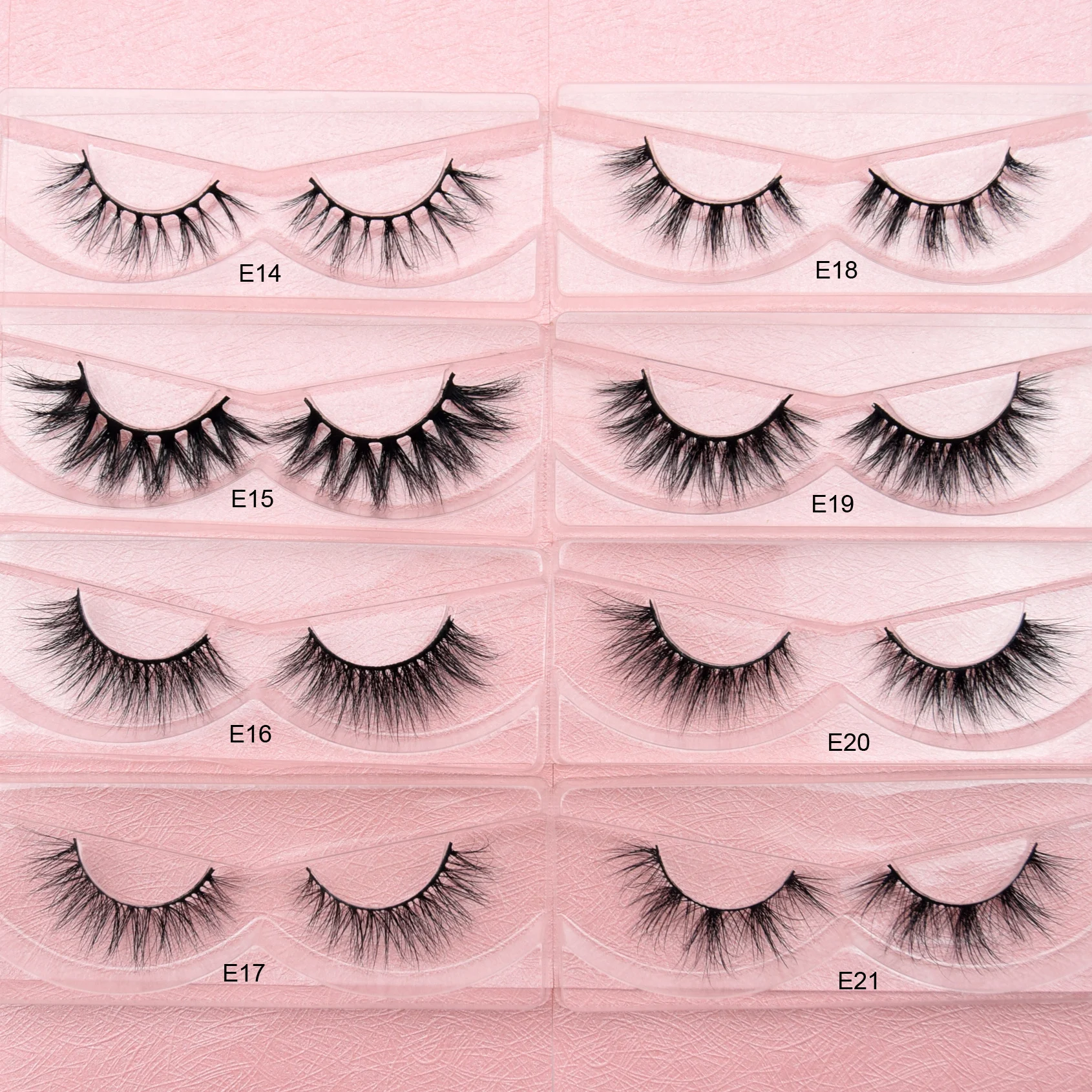 Visofree Mink Eyelashes Natural False Eyelashes Fake Eye Lashes Long Makeup 3D Mink Lashes Extension Eyelash Makeup for Beauty