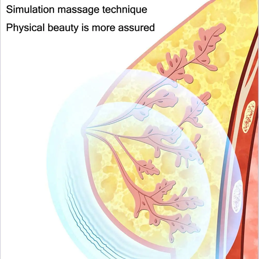 Sujetador eléctrico para masaje de senos, instrumento inalámbrico para Realce de senos con función de compresa caliente para agrandar el pecho