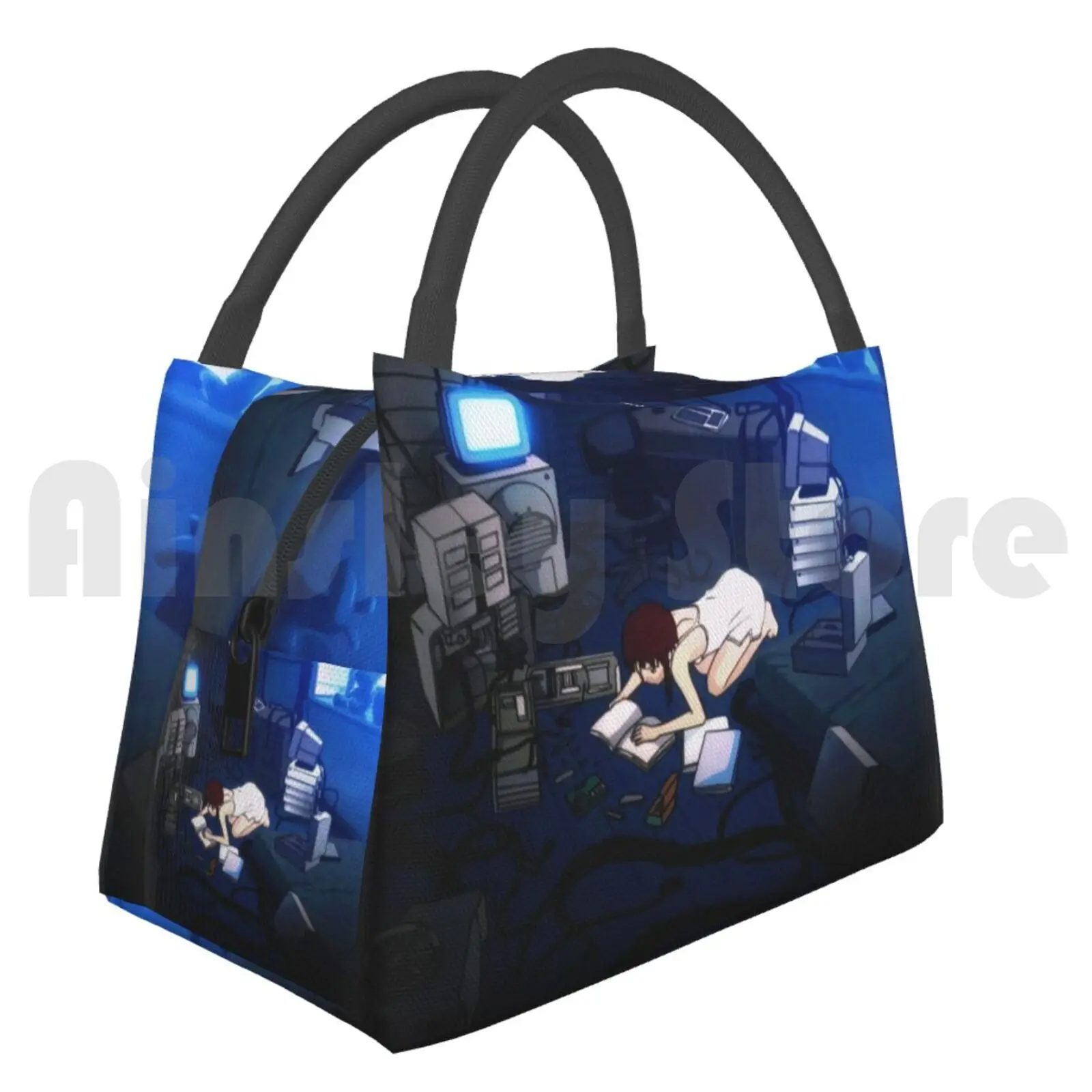 

Portable Insulation Bag Serial Experiments Lain-Lain Programming Serial Experiments Lain 1990 Anime Girls Retro