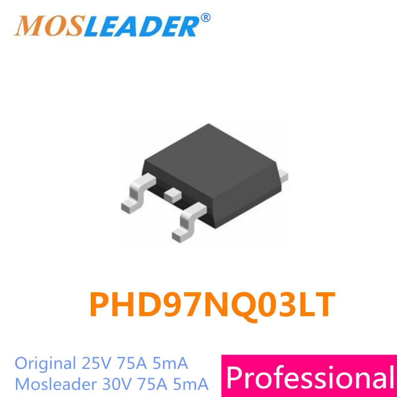 

Mosleader PHD97NQ03LT TO252 100PCS DPAK PHD97NQ03L PHD97NQ03 Good chip for made in China 30V 25V 75A 5mR Original High quality