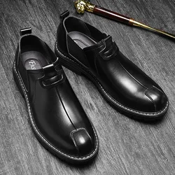 New Arrival Retro Bullock Design Men Classic Business Formal Shoes Pointed Toe leather shoes Men Oxford Dress Shoes 2020 new wed