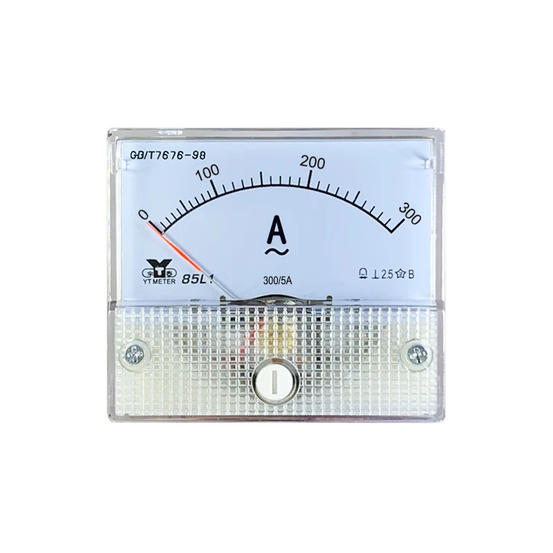 85l1-a AC ammeter 30 / 50 / 75 / 100 / 150 / 200 / 250 / 300 / 400 / 500 / 600 / 750 / 800 / 5A pointer transformer CT ammeter n