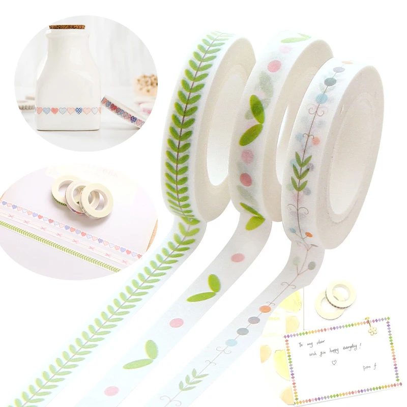 10M Divider Cute Kawaii Washi Tape Set Journal Supplies Masking Tapes Washy Organizer Washitape Pastel Korean Stationery