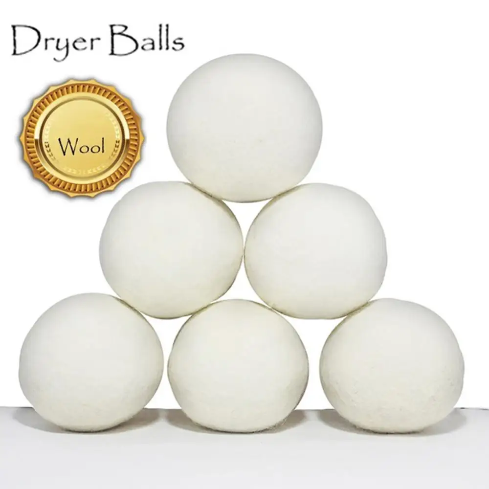 Wool Dryer Balls Handmade Solid Color Woolen Laundry Dryer Washing Ball Sanitary Cleaning Cleaner Washing Machine accessories