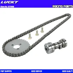 Motorcycle timing Sprocket Chain Camshaft kit For lifan 125 125cc Horizontal Engines Dirt Pit Bike Monkey Atv Quad Go Kart