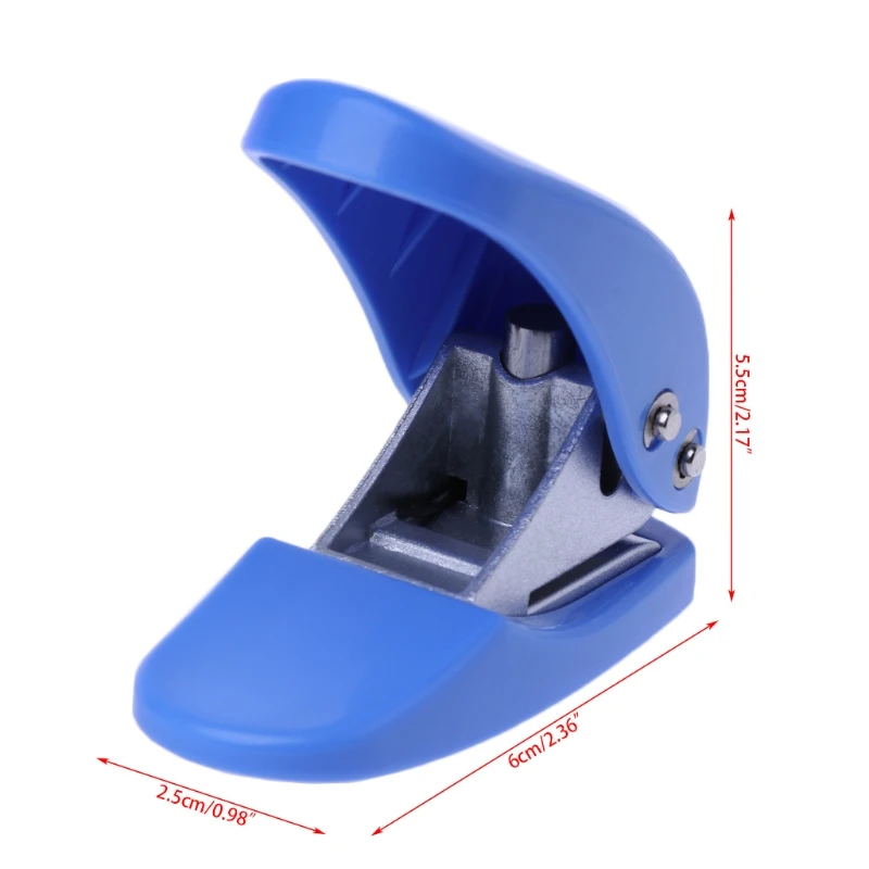 노트북 인쇄 용지 구멍 펀치 펀처, 스크랩북 카드 커터 공예 도구, 1 개