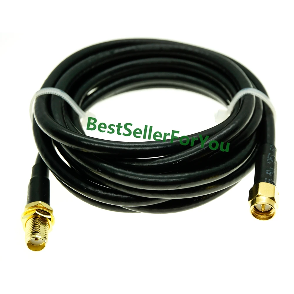 

Extension Cable RG58 SMA Male to SMA female Jack connector lot WiFi Antenna Jumper crimp jumper pigtail