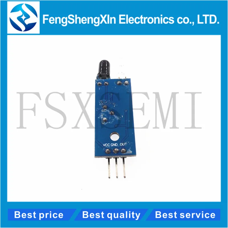 Picture 7: 5pcs LM393 Smart Car Robot Reflective Photoelectric 3pin IR Infrared Obstacle Avoidance Sensor Module for arduino Diy Kit