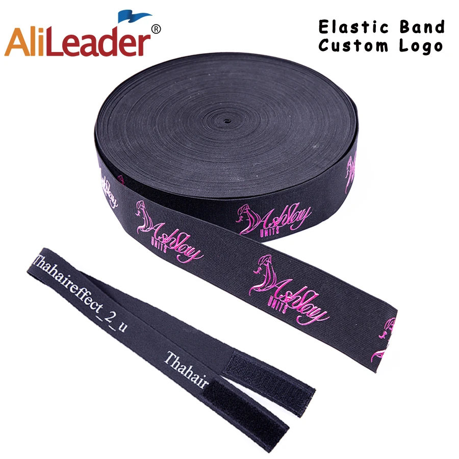 Custom Logo Wigs storage bag/Satin Bags/Hang Tag Sticker labels Wraps/Long Bonnets/Headband/Cape/Bonnet/wig elastic band