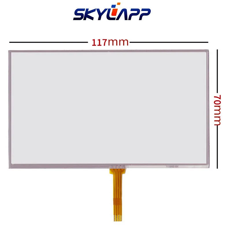 

New 5''inch 4 wire Touch Panel For HSD050IDW1 AT050TN33 TN43 117mm*70mm MP4 GPS Resistance Touch External screen digitizer glass