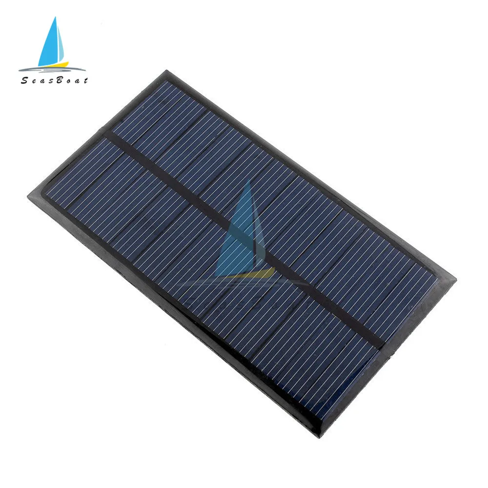 Pannello solare 6V 0.6W 1W Mini Sistema Solare FAI DA TE Per La Batteria Del Telefono Cellulare Caricabatterie Solare Portatile Cellulare