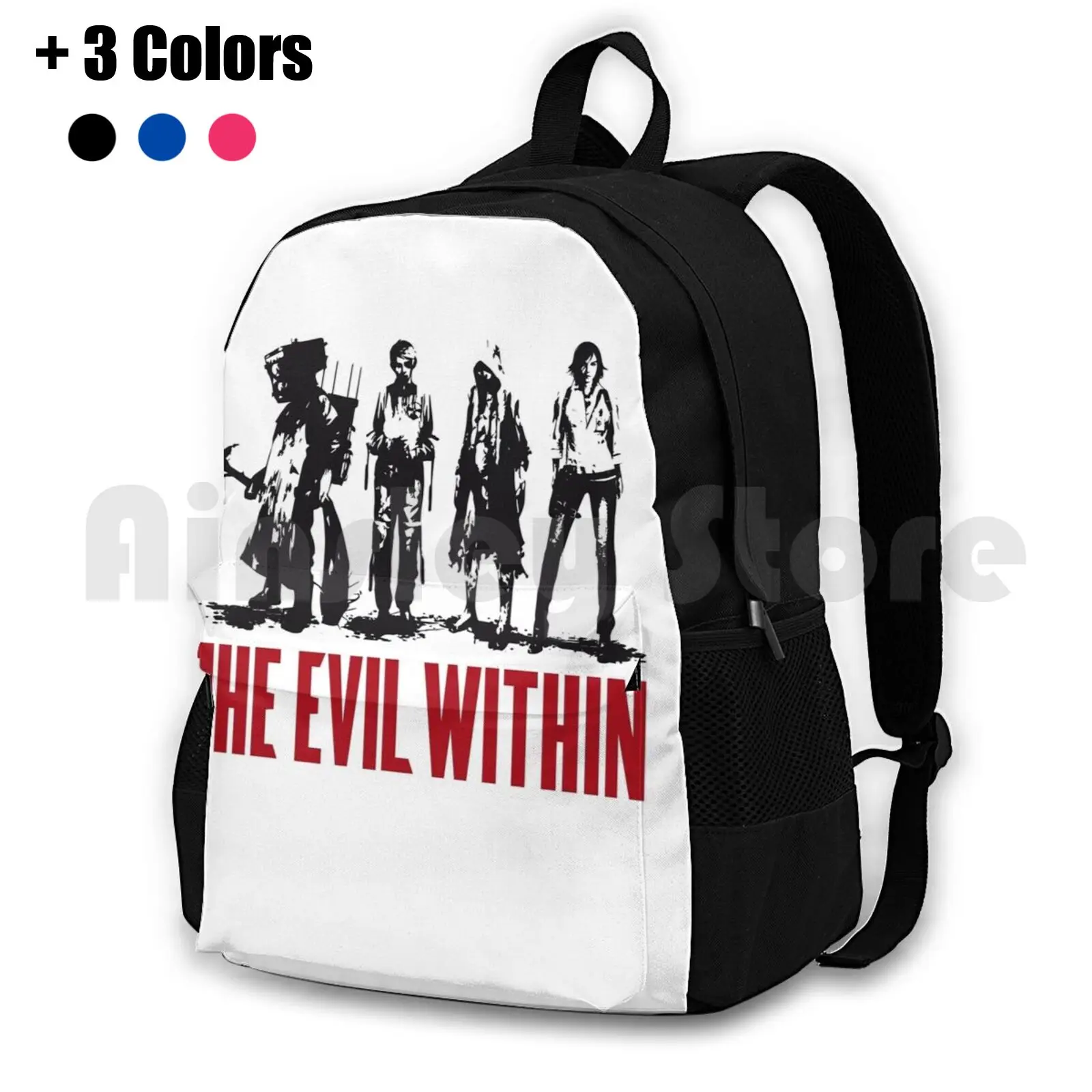 The Evil Within Outdoor Hiking Backpack Riding Climbing Sports Bag Castellanos Joseph Oda The Evil Within Survival Horror