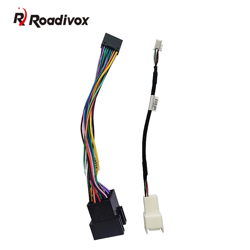 

Car 16Pin Power Wiring Harness Cable Adapter With Canbus For changan cs35 Install Aftermarket Android Stereo