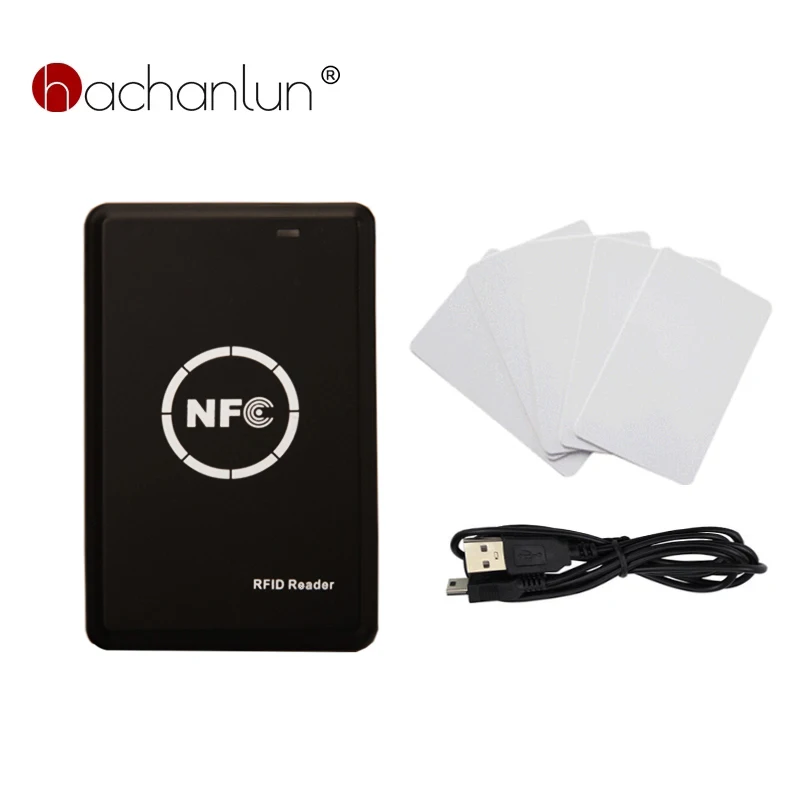 

NFC Duplicator 125KHz Id Key Fob Smart Card Reader Writer 13.56MHz Encrypted Programmer USB UID T5577 RFID Cards Tags Copier