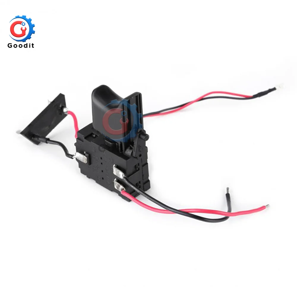 7.2 فولت-24 فولت الحفر سرعة تحكم الحفر التبديل بطارية ليثيوم مثقاب لاسلكي التحكم في سرعة الزناد التبديل مع ضوء صغير #5