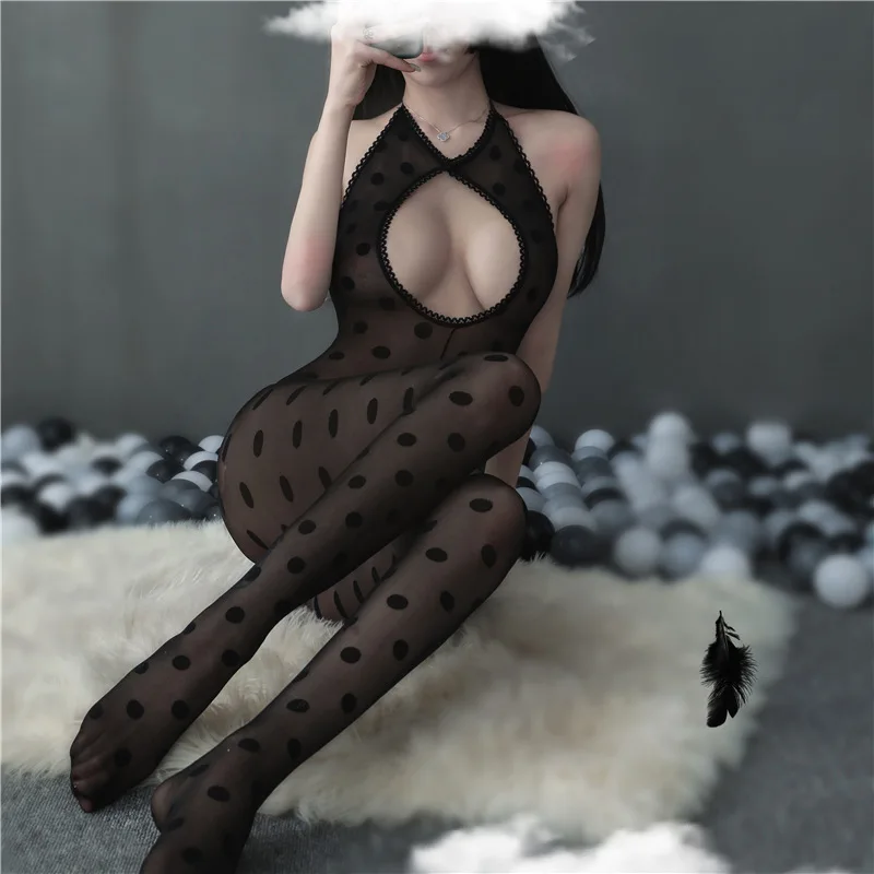 مثير Crotchless الملابس الداخلية ارتداءها المثيرة انظر من خلال بذلة موحدة ملابس داخلية حريمي يمزح فتح المنشعب بوديستوكيورس