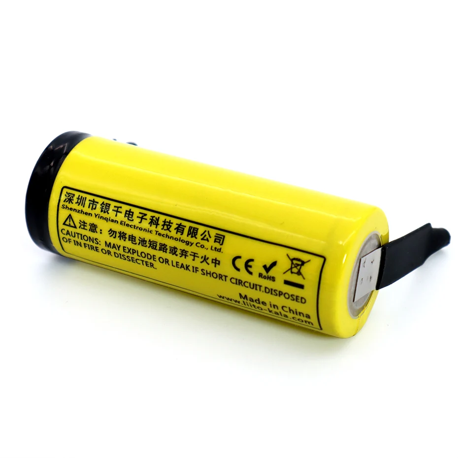 Neue LiitoKala Lii-16C 18500 1600mAh 3,7 V akku Recarregavel lithium-ionen batterie für LED taschenlampe + DIY Nickel