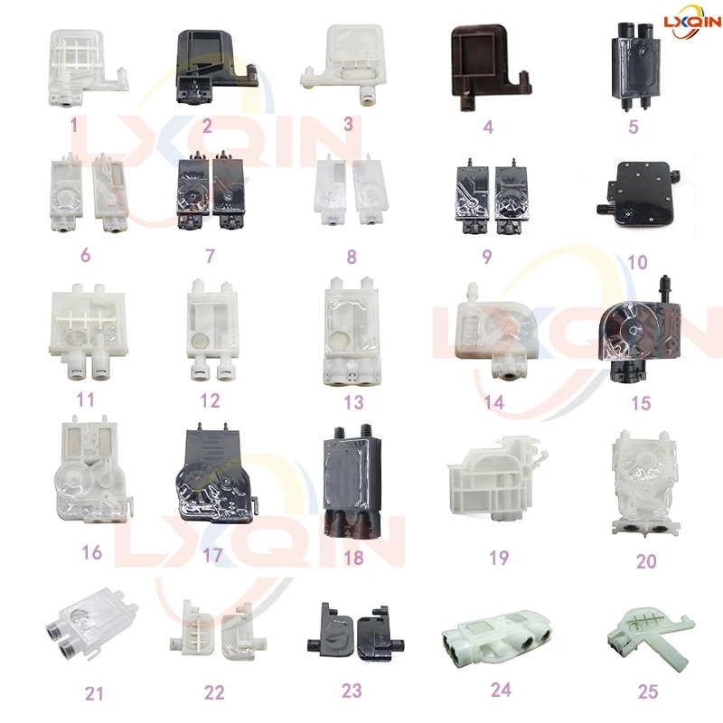 10 sztuk/partia, różne dampery do tuszu do drukarek XP600/DX5/DX7/5113/I3200/TX800, duży damper do głowicy drukującej Mimaki JV33, filtr dampera.