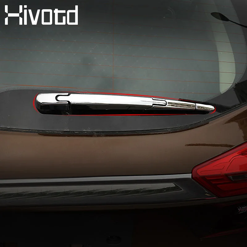 Hivotd For Geely Atlas Emgrand NL-3 Proton X70 Accessories Rear Window Wiper Chrome Windshield Wipers Trim Car Styling 2016-2019