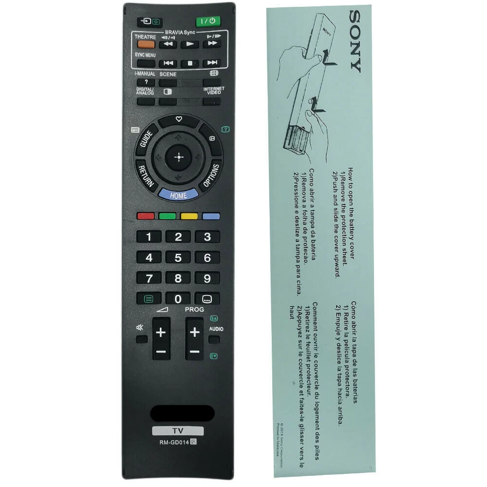 For SONY RM-GD014 Remote Control For SONY RM-GD005 KDL-52Z5500 BRAVIA LCD HDTV TV KDL-46Z4500 55Z4500 46EX500 KDL-26BX320