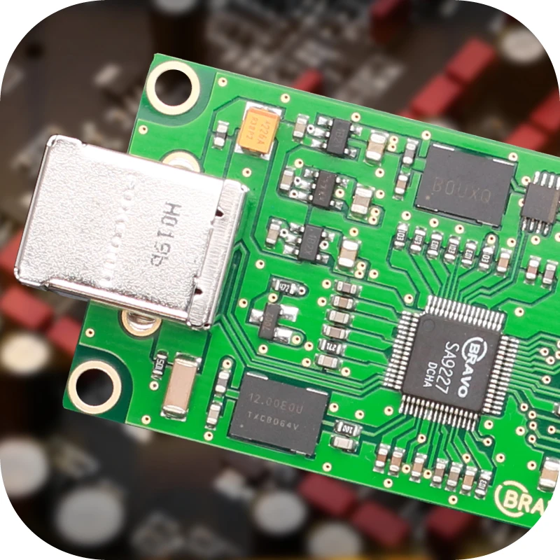 Interfaccia digitale da USB a I2S Sa9227 compatibile con scheda audio coassiale Amanero XMOS DAC italiana
