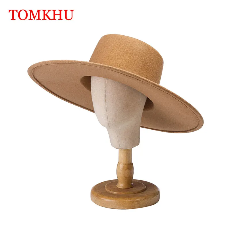 2021 New Vintage Autumn And Winter Children's Ring Top Hat Wool Travel Style Kids Fedora Hat Casual Hat Cute Girl