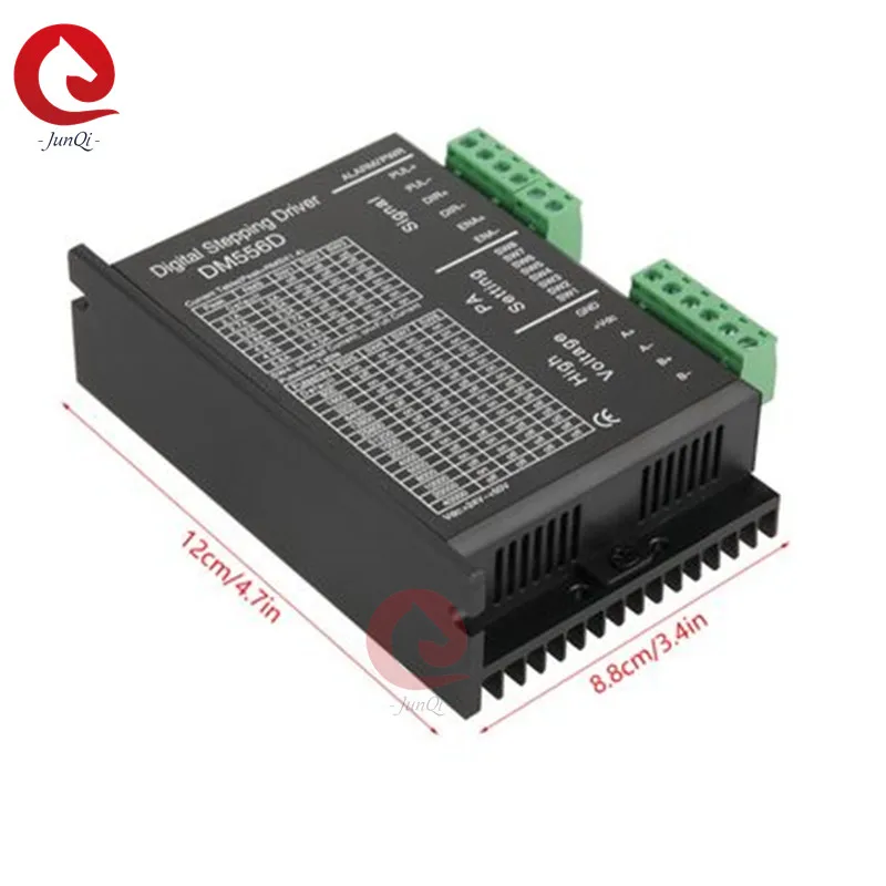 2 Phase High Power Stepper Motor Driver DM556D DC48V  Max current 5.6A  For CNC Router Milling